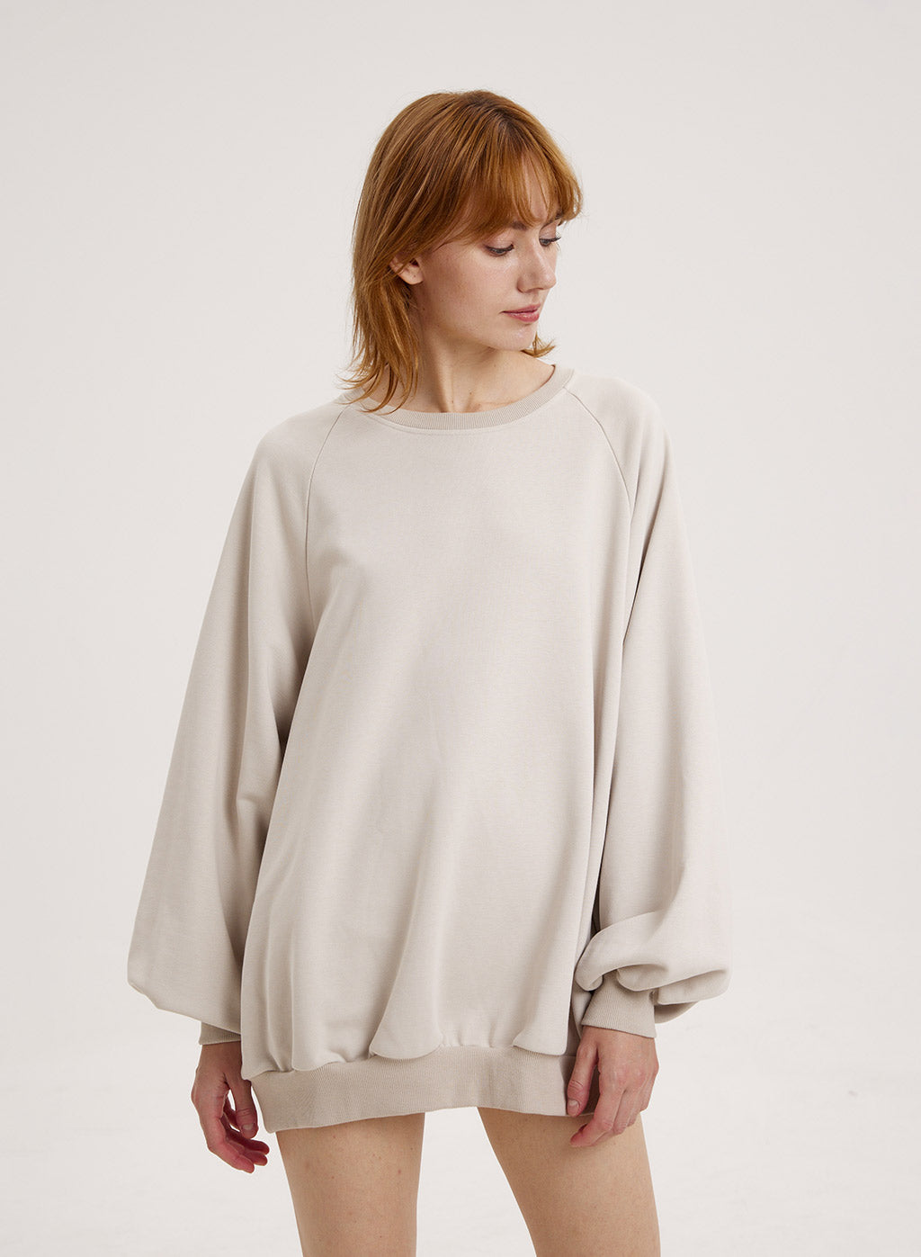 Gathered Sweatshirt