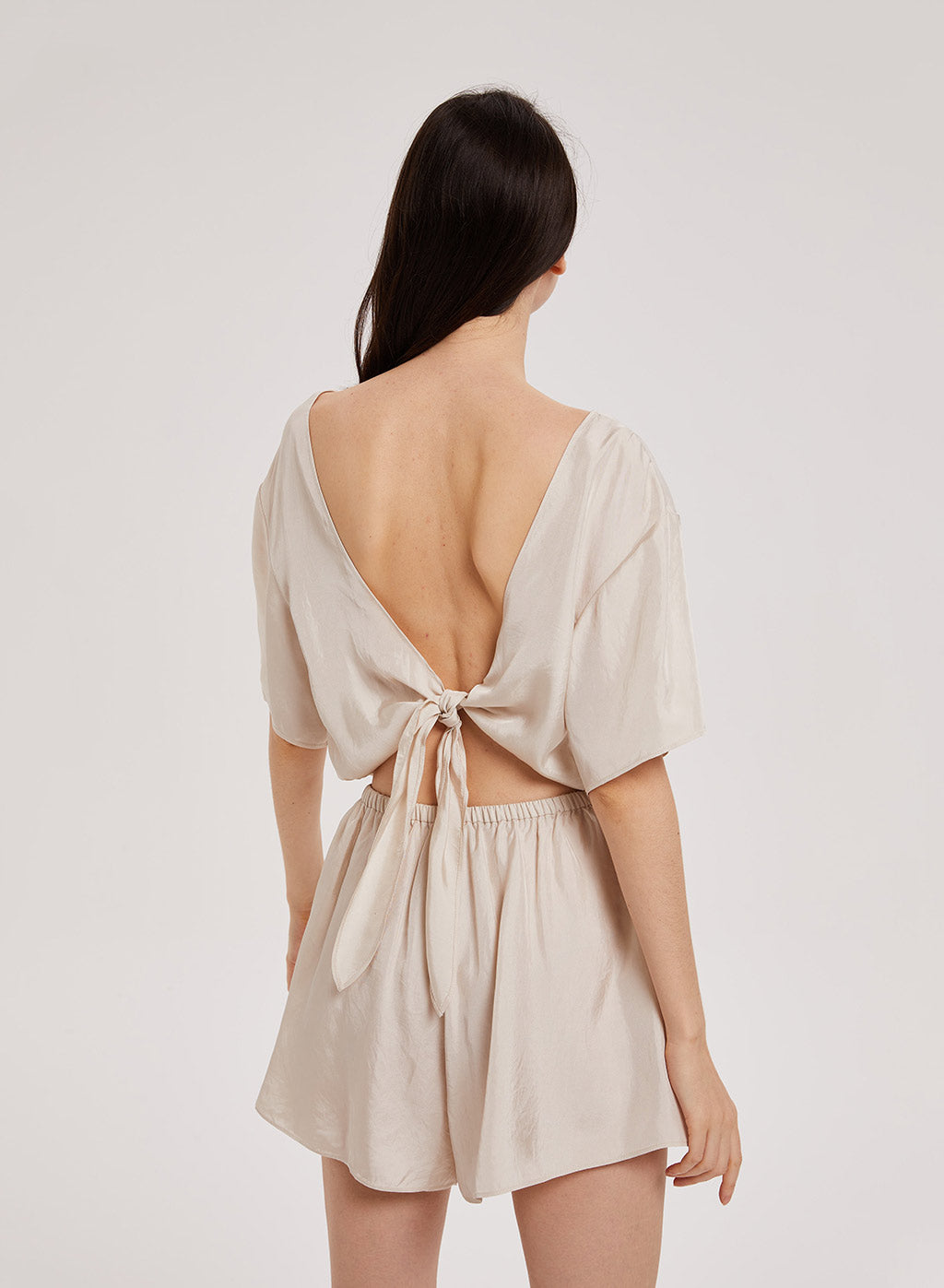Open Back Crop Top
