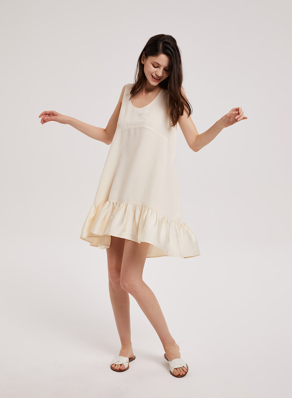 Ruffle Mini Dress