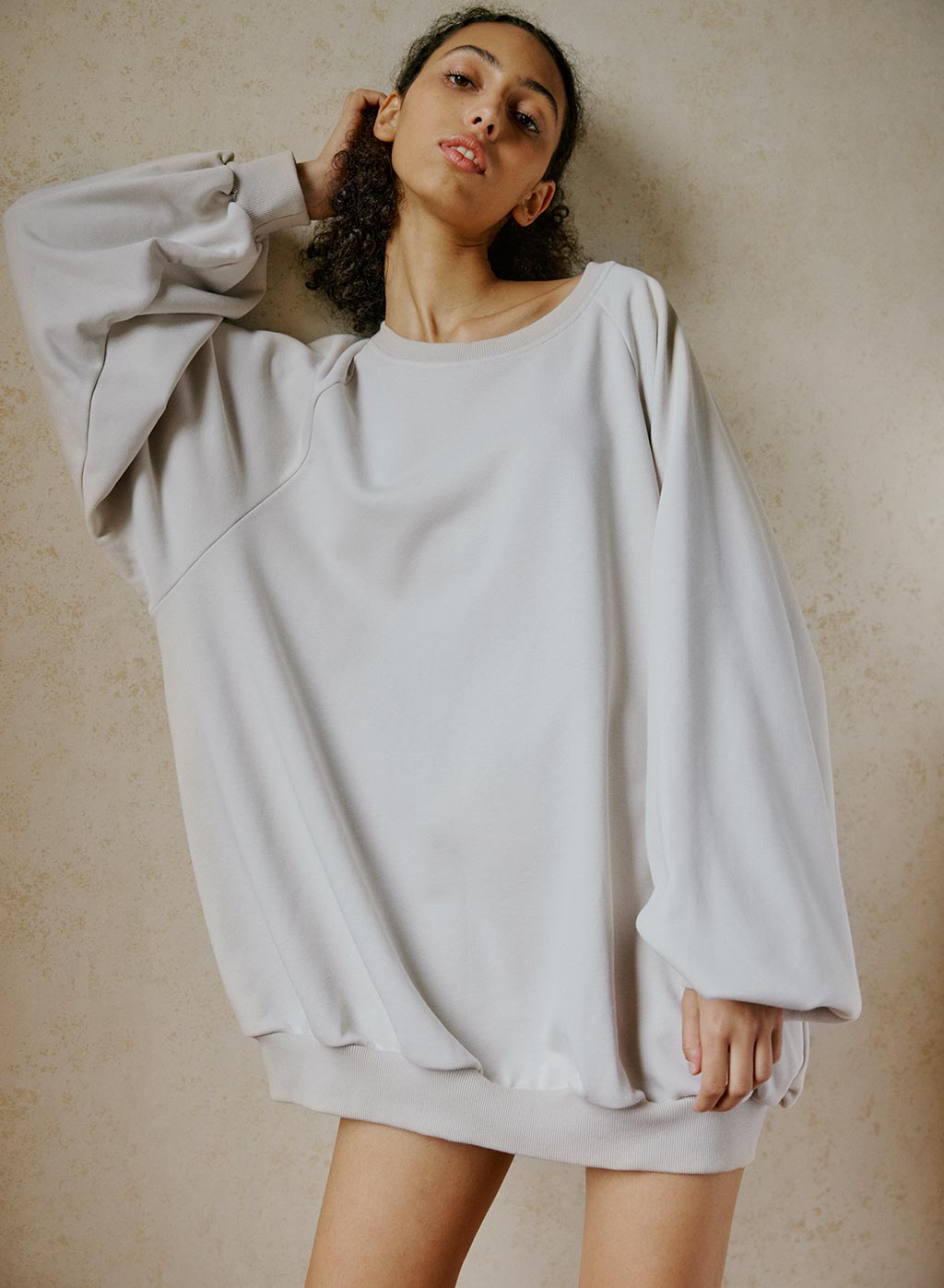 Gathered Sweatshirt
