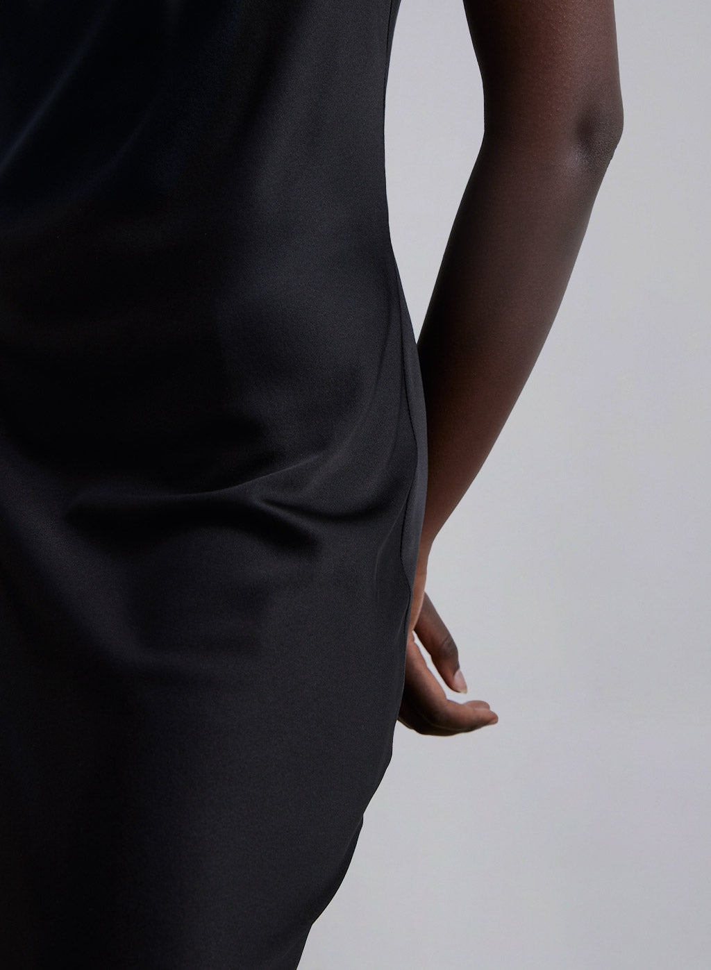 Backless Silk Dress