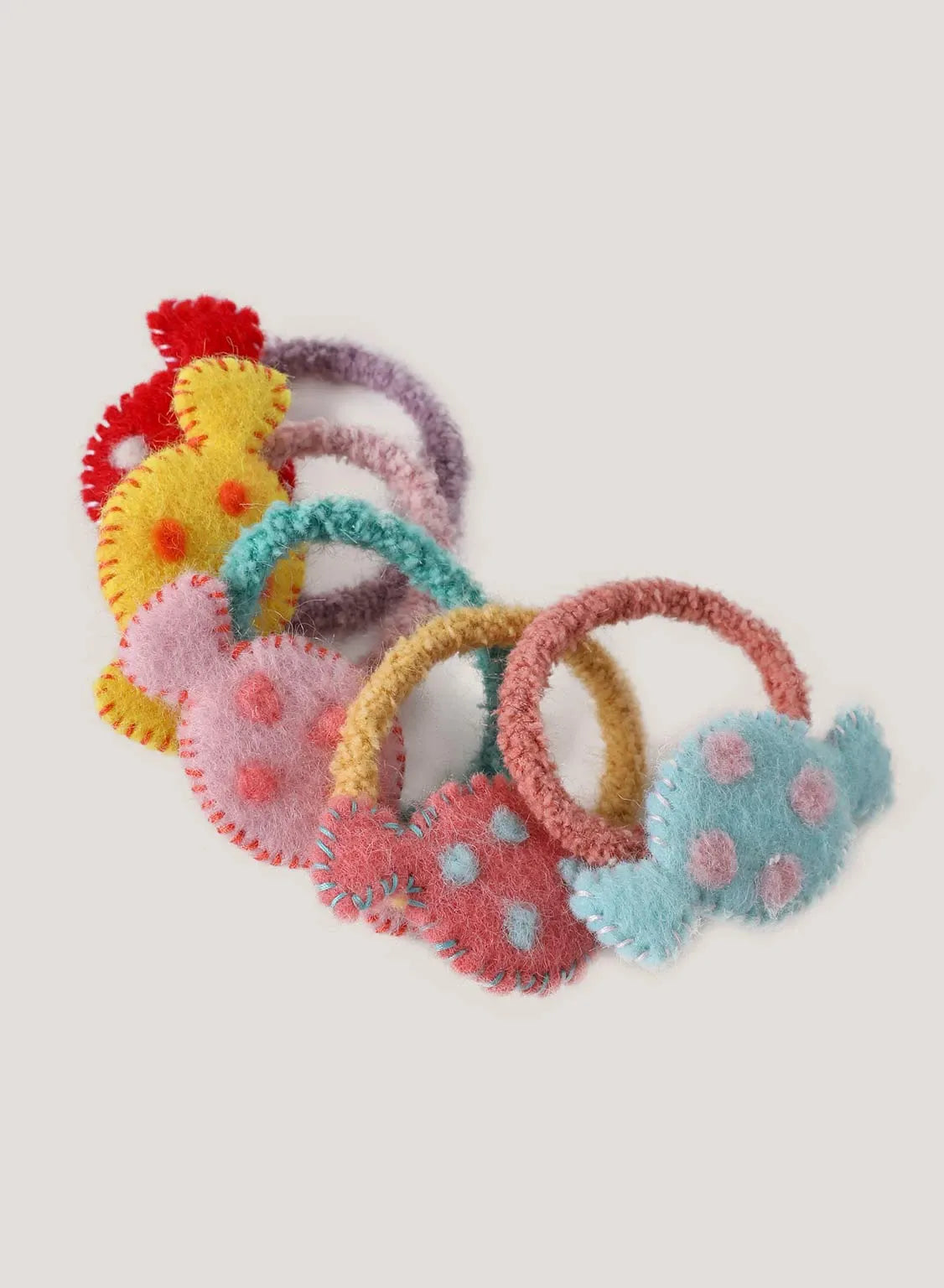 Rainbow Candy Hair Ties