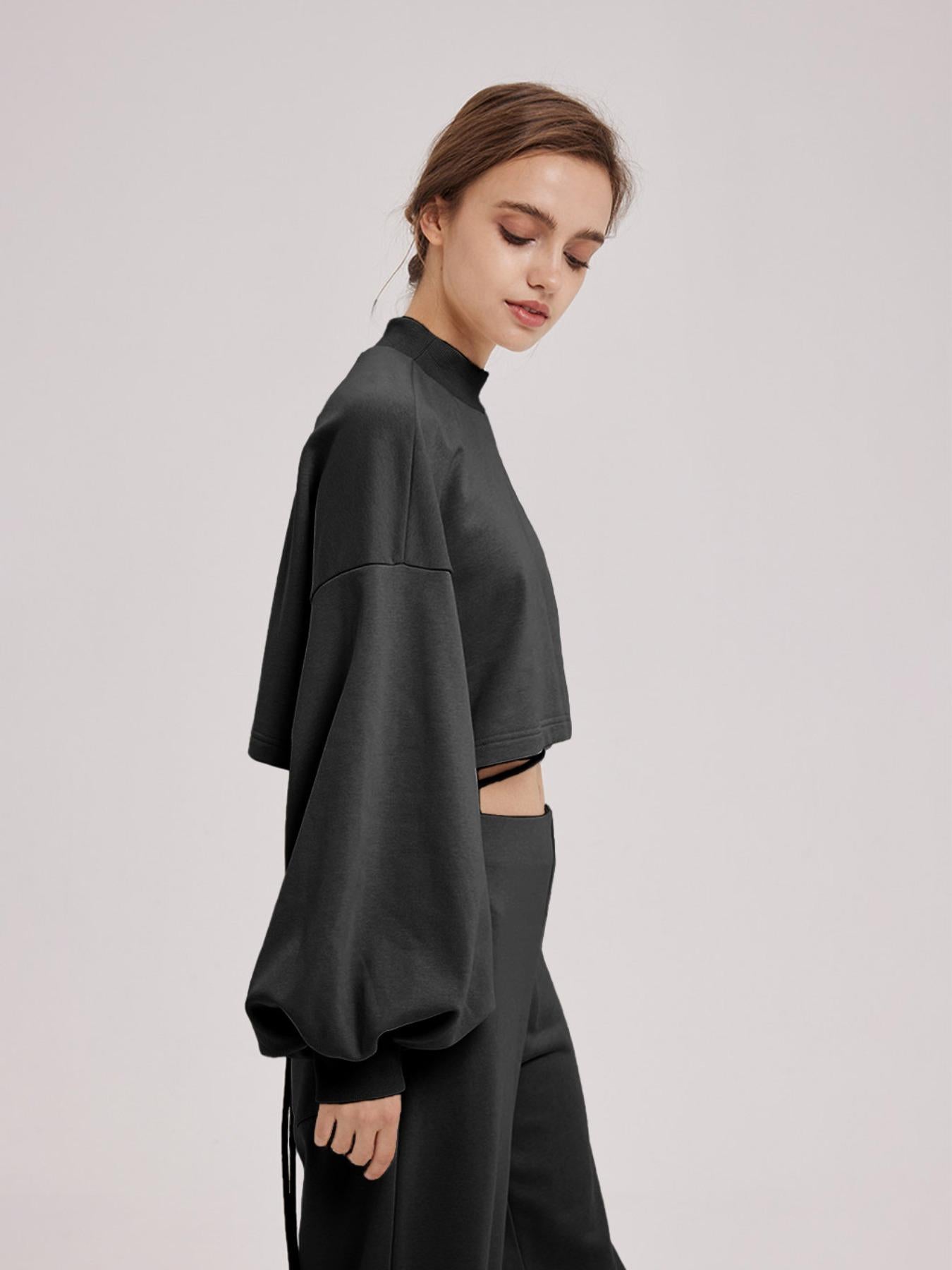 Crew Neck Crop Top