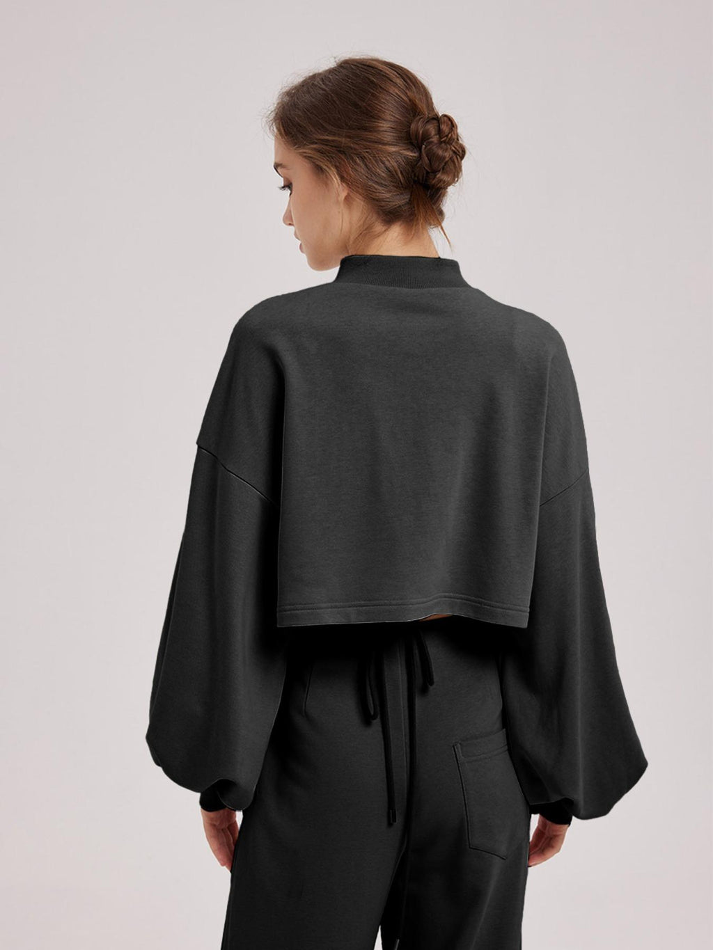 Crew Neck Crop Top