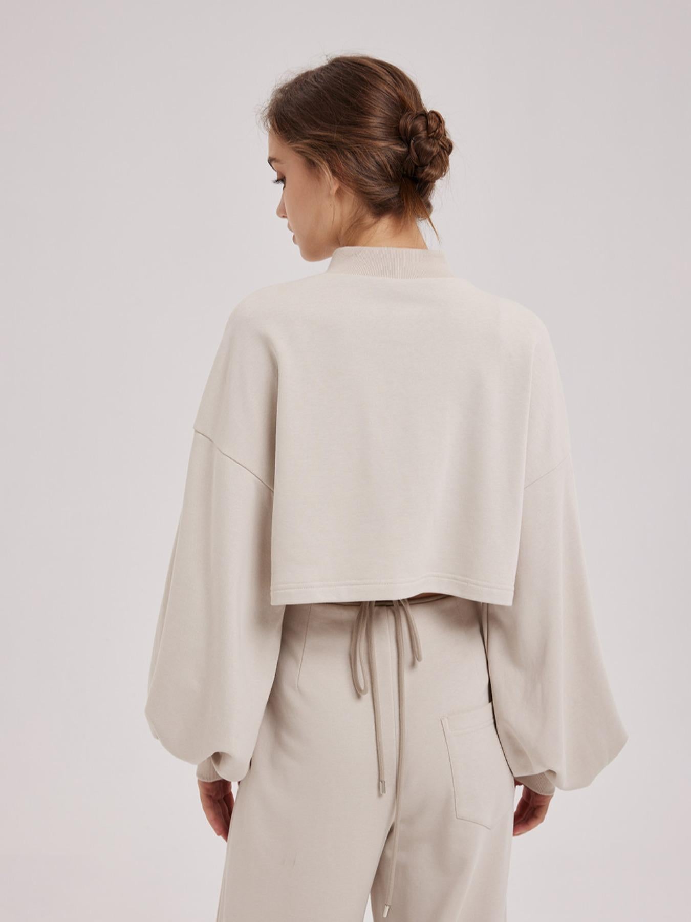 Crew Neck Crop Top