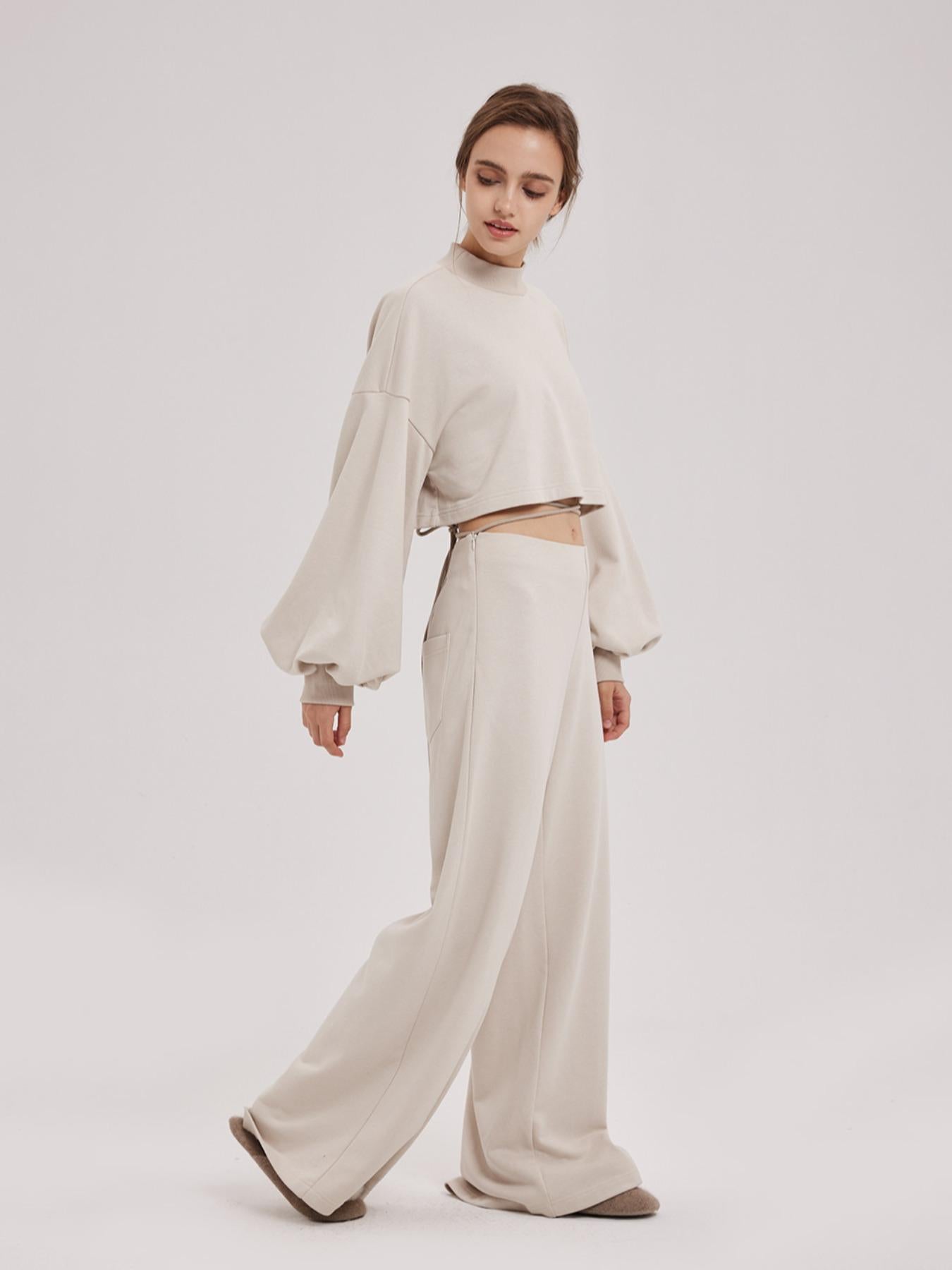Crew Neck Crop Top