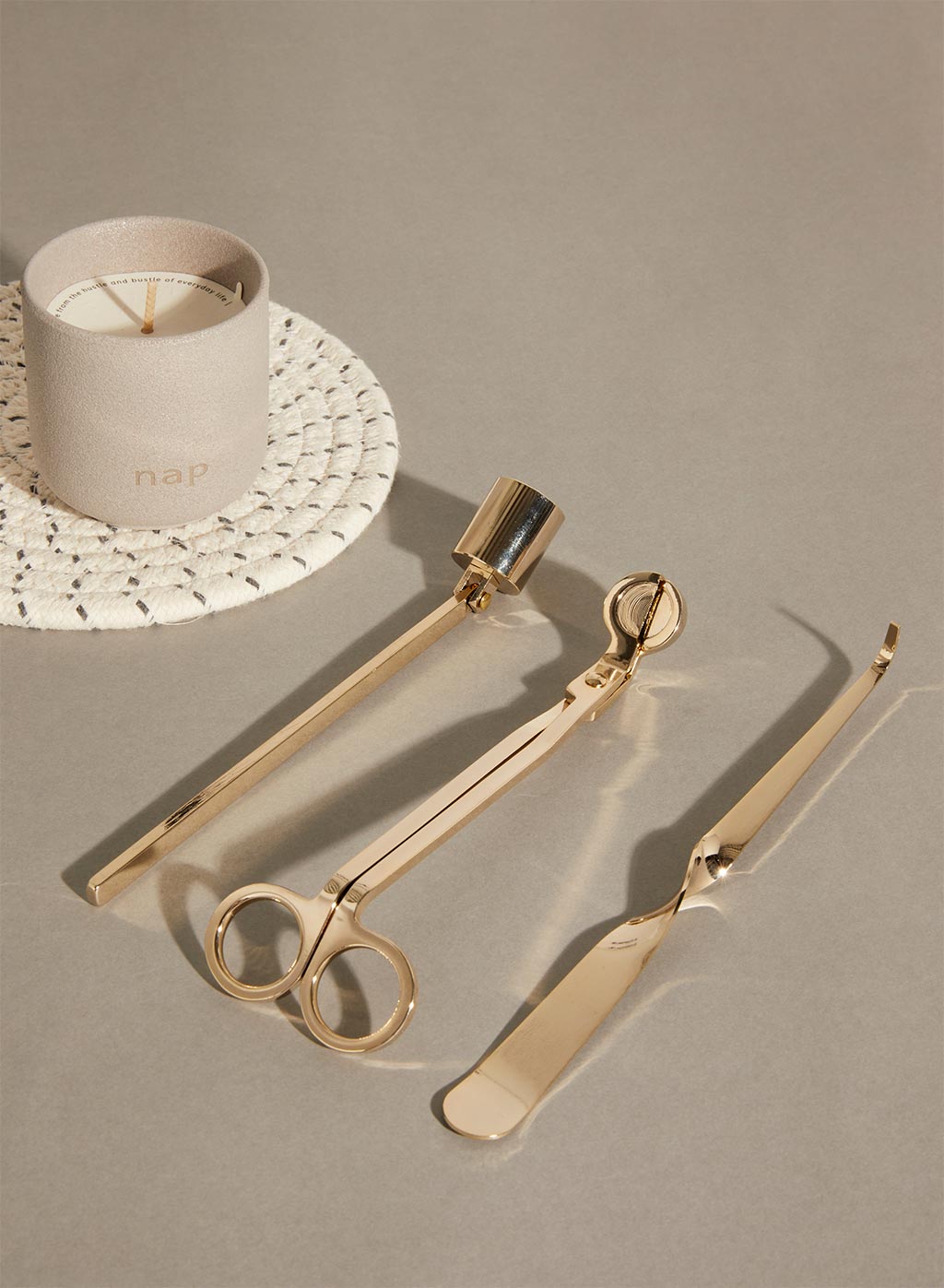 Candle Snuffer Set Care Kit(3pc)