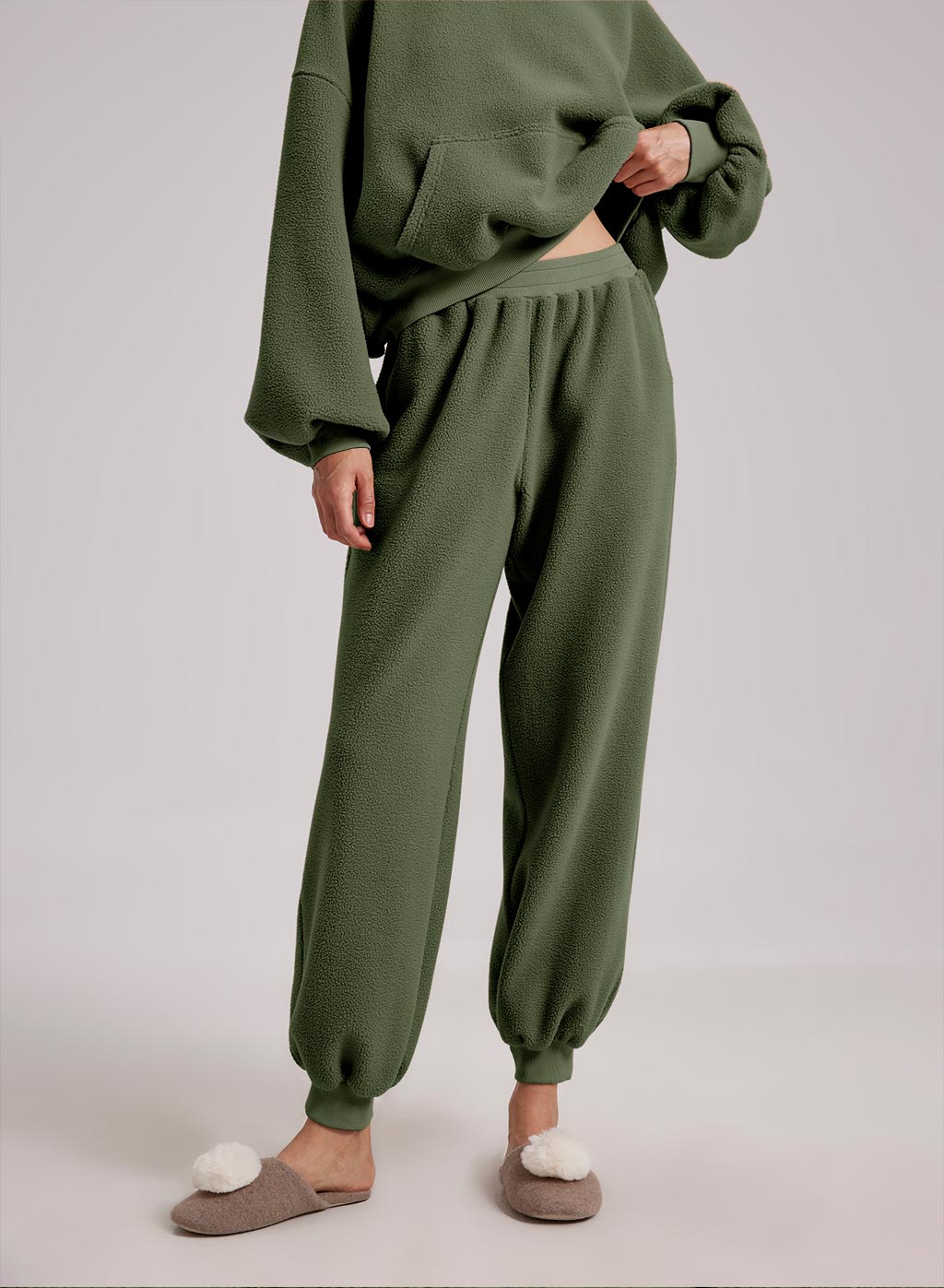 Fuzzy Bear Joggers