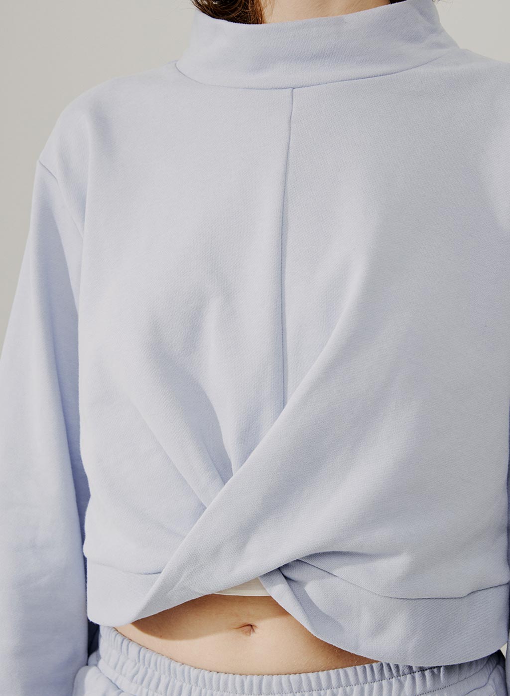 NAP Mock Neck Crop Top