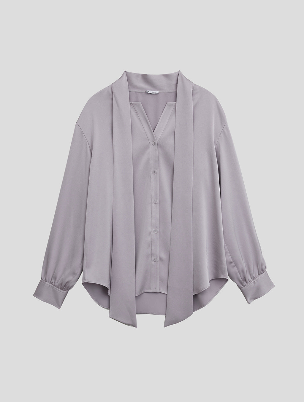 Scarf Neck Blouse