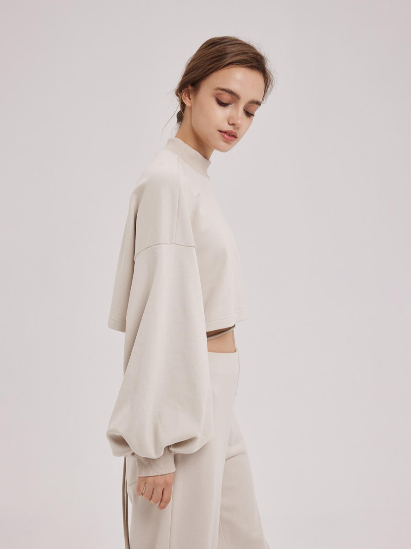 Crew Neck Crop Top