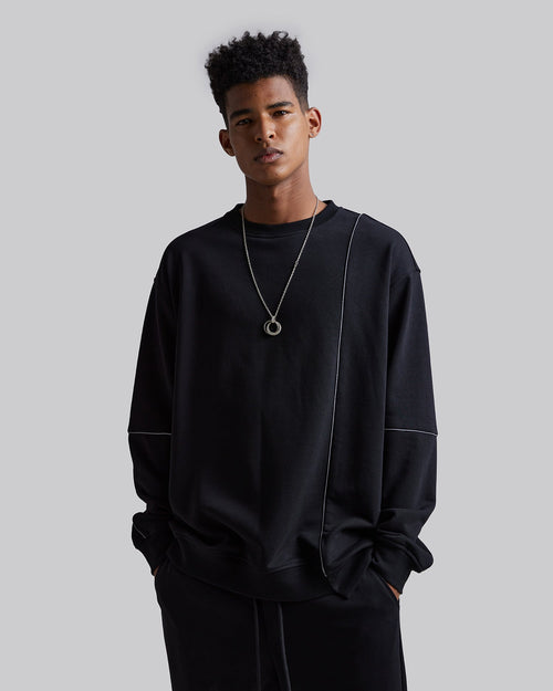 1 × Reflective Stripes Sweatshirt