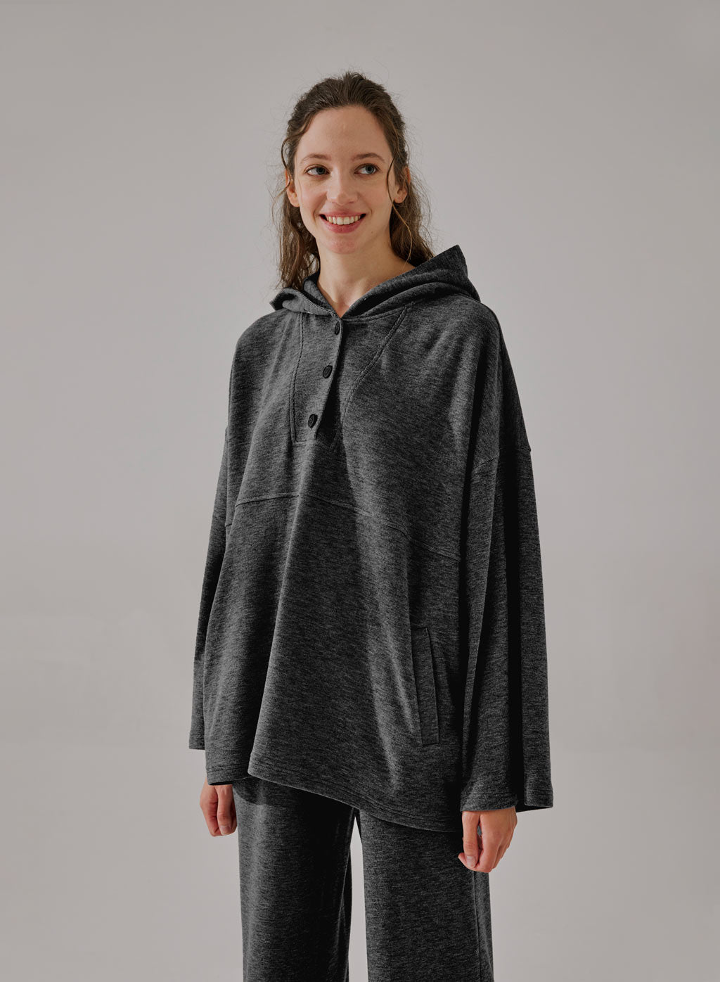 Half-Button Hoodie