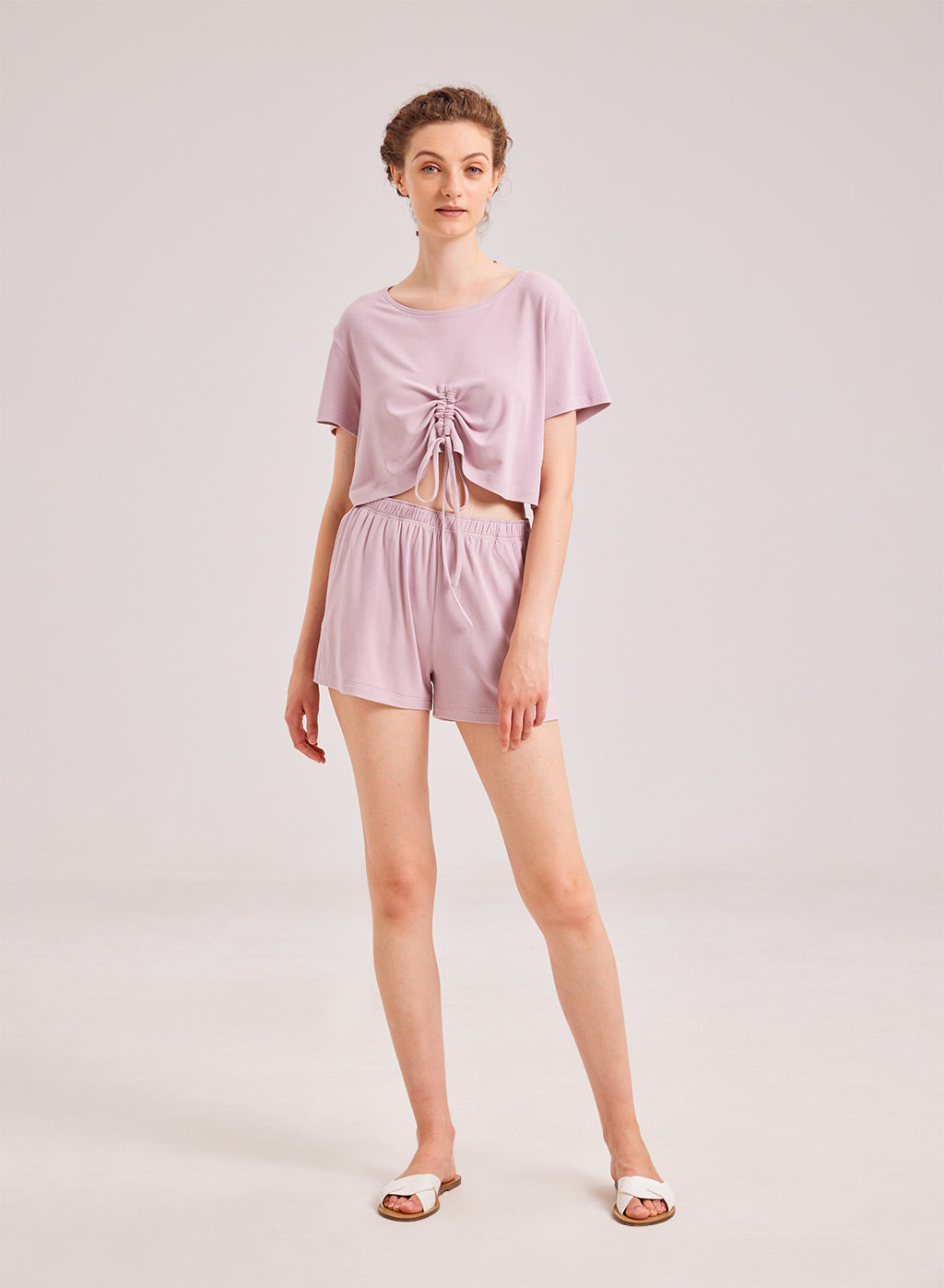 Ruched Crop Top