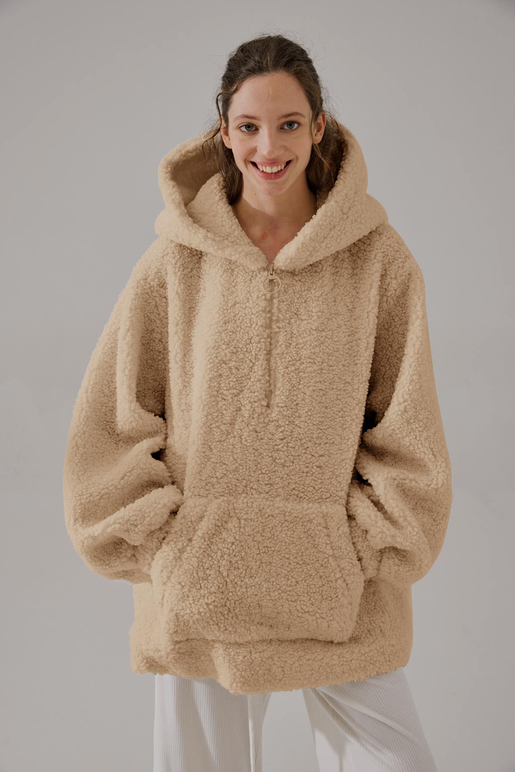 Pouch Pocket Fleece Hoodie