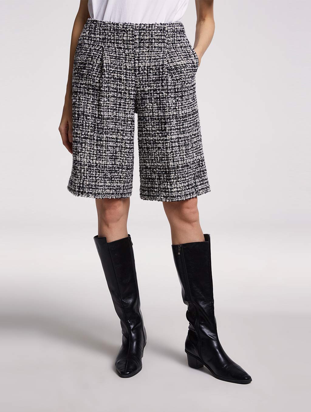 Tweed Bermuda Short